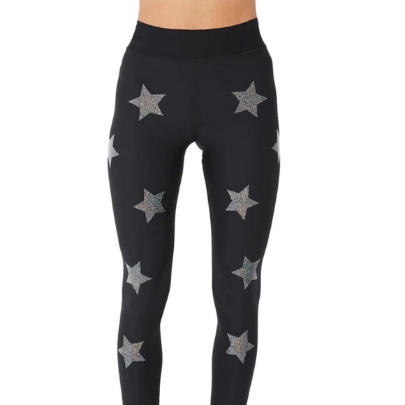 Ultracor Lux Essentials Star Knockout Ultra High Legging Nero Starlight Silver - Picture 2 of 6